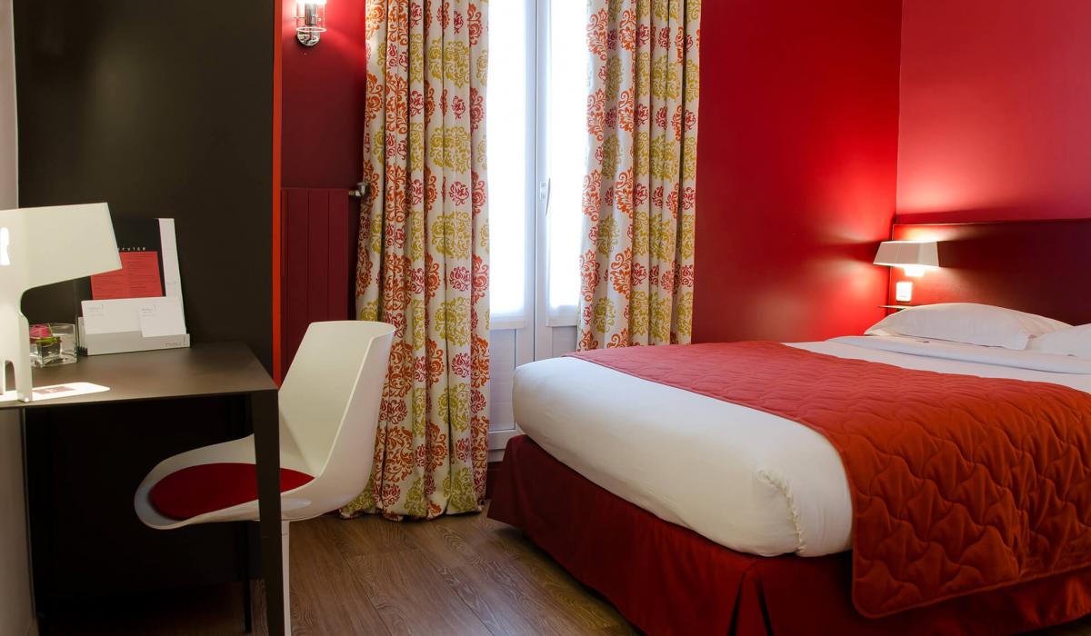 Standard double room, 3 star hotel Tivoli Paris - Champs Elysees
